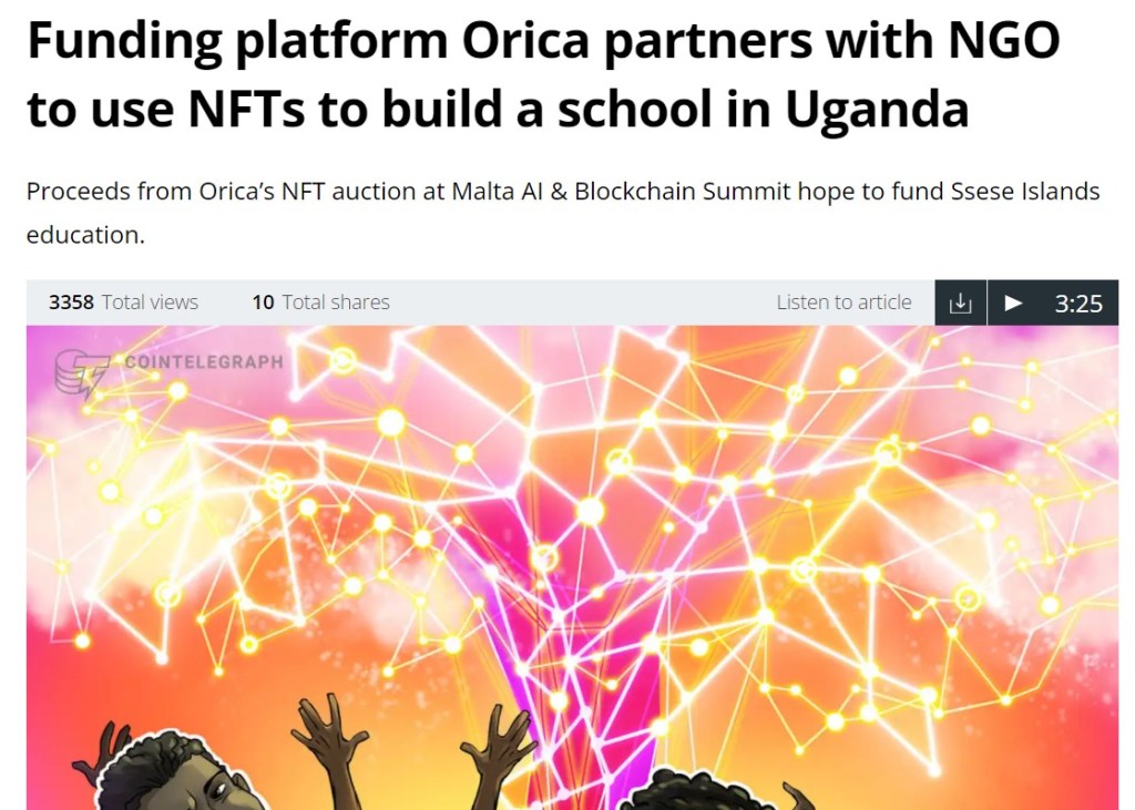 Bay Backner Curates Orica’s Launch NFT Exhibition for Uganda&nbsp;NGO