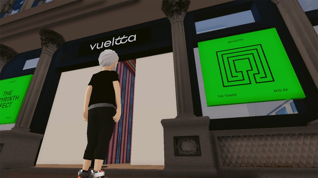 Vueltta art gallery Decentraland